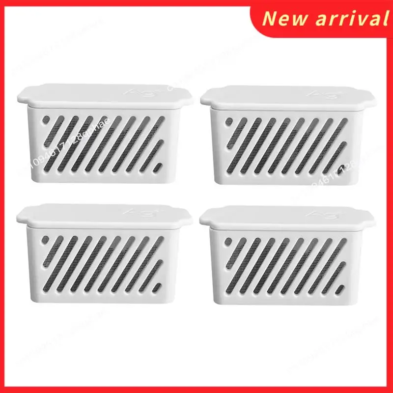 وحدة N89R 4 قطع بيضاء فضية مناسبة لوحدة المكنسة الكهربائية الروبوتية Roborock سلسلة G10S، سلسلة P10، سلسلة G20