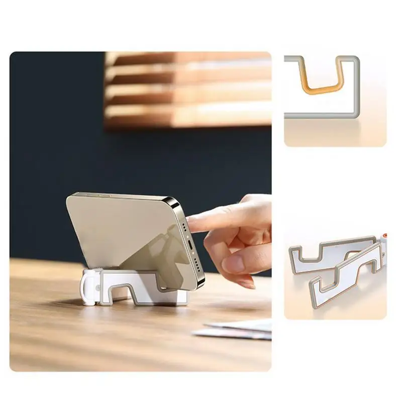 Карманная складная подставка для телефона, портативный держатель для телефона, компактная подставка для мобильного телефона для стола, путешествия, держатель для мобильного телефона, крепление для смартфона