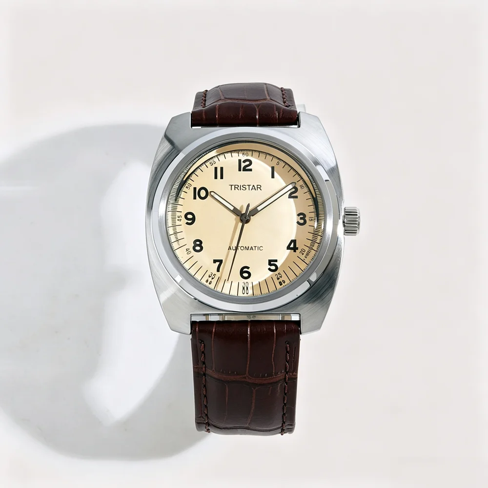 Große Gehäuse Mechanische Uhren Herren Automatik-Armbanduhr Männliche Rechteckige Zeitmesser Uhr – Detail 13