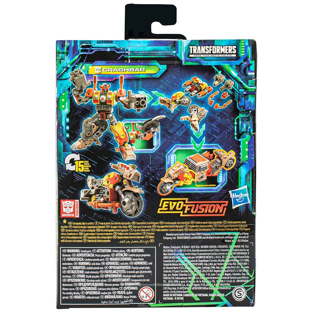 [재고 있음] 하스브로 트랜스포머스 레거시 에볼루션 크래시바(준키온) 14cm 디럭스 클래스 애니메이션 액션 피규어 모델 장식 장난감