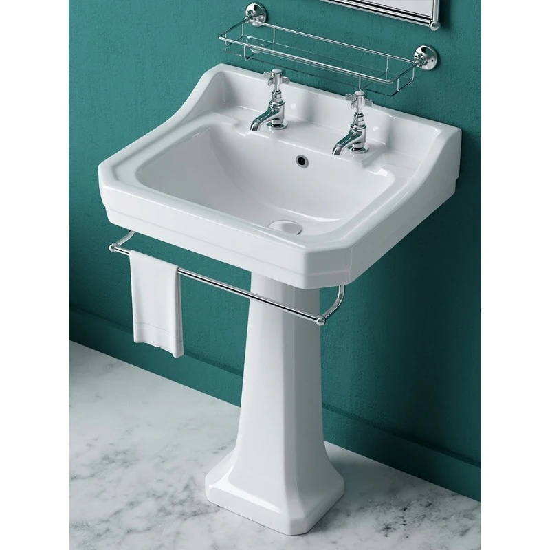 60Cm Column Basin Retro Wash Basin Washbasin Laundry Classical Floor Column