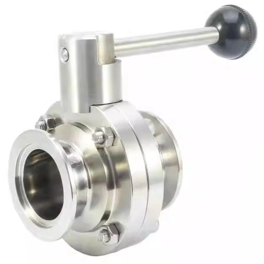 KF16 KF25 KF40 KF50 Vakuum-Sanitär-Absperrklappe SUS 304 Edelstahl Shut Off Flow Controller Homebrew – Detail 3