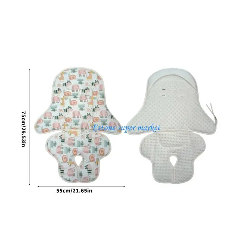 وسادة كرسي تغذية مريحة وآمنة للرضع 090B تتميز بنسيج قطيفة ناعم يوفر دعمًا مريحًا #6