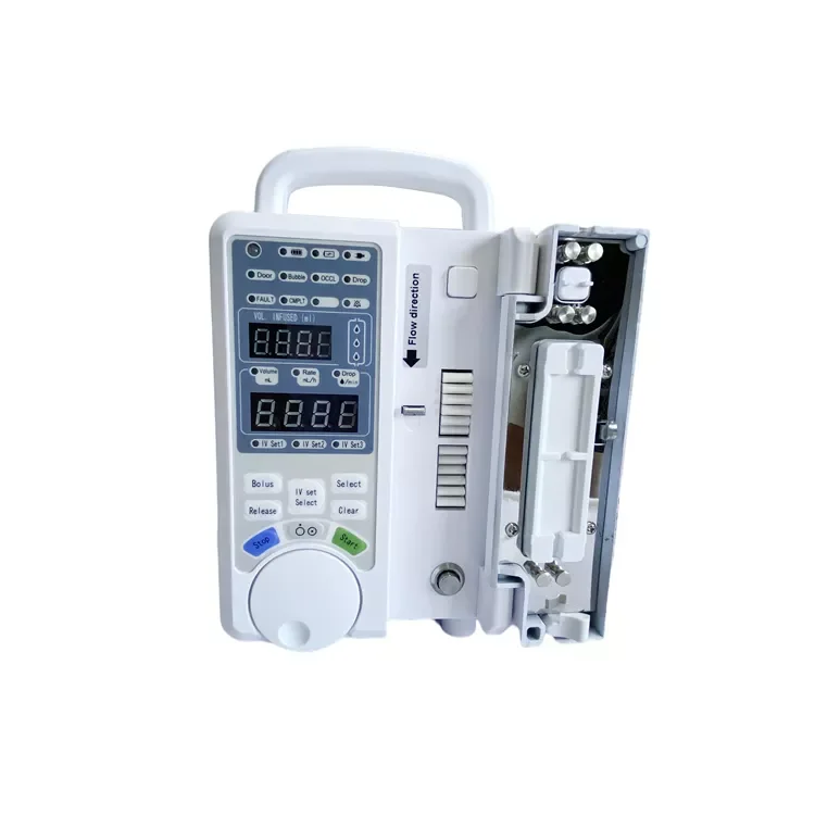 

Cheap Hospital medical portable single channel Peristaltic infusion pump ICU CCU syringe price