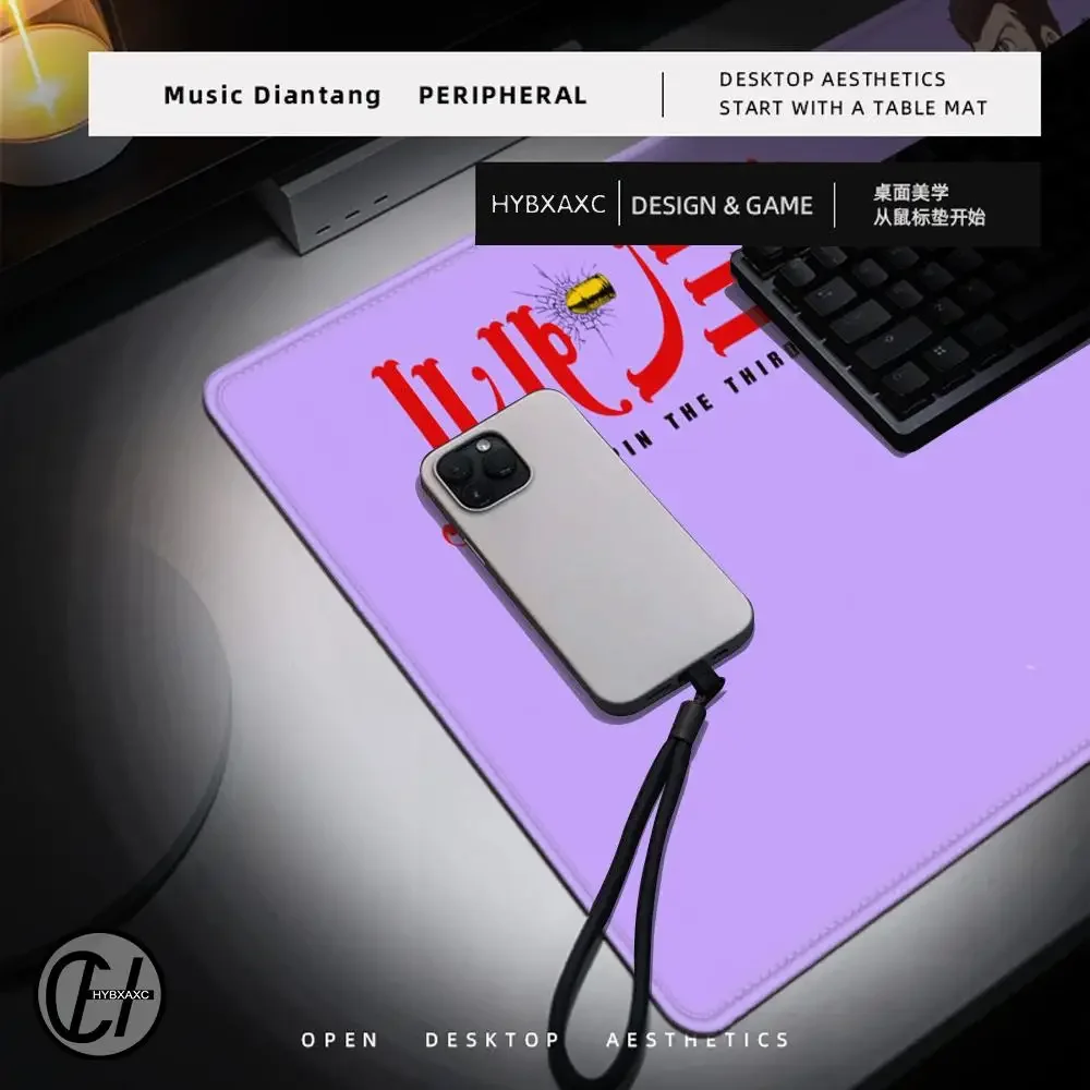 لوحة ماوس لوبين الثالثة لطيفة عالية الدقة لوحة مكتب ممتدة لوحة مفاتيح الألعاب كبيرة 100 × 50 سم XXL لوحة ماوس HYBXAXC