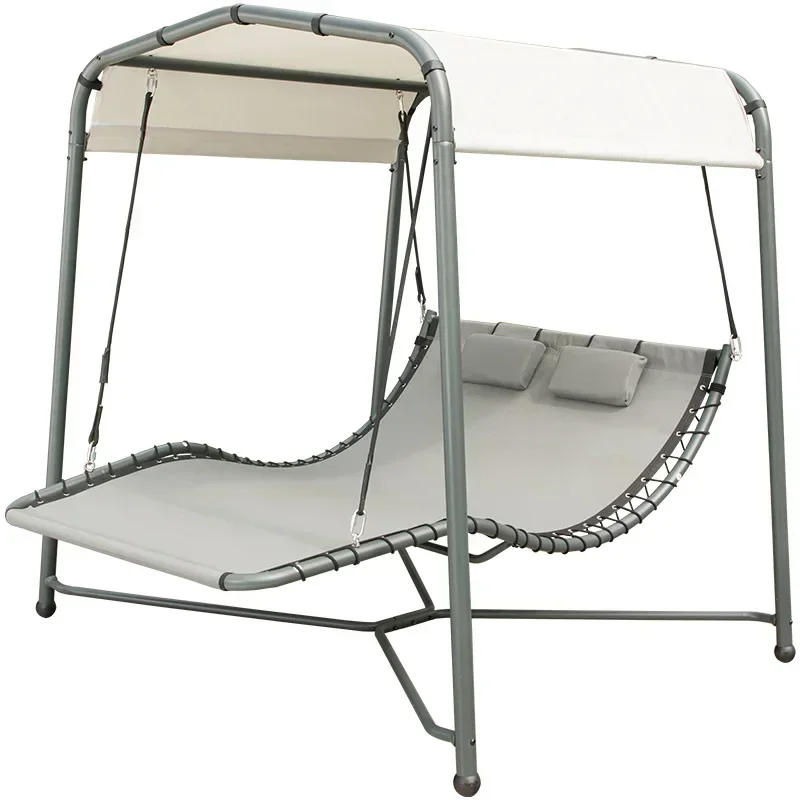 أرجوحة طائرة شراعية الإنترنت المشاهير في الهواء الطلق داخلي أرجوحة معلقة فناء حديقة سبائك الألومنيوم في الهواء الطلق سوينغ سرير الاستلقاء #3