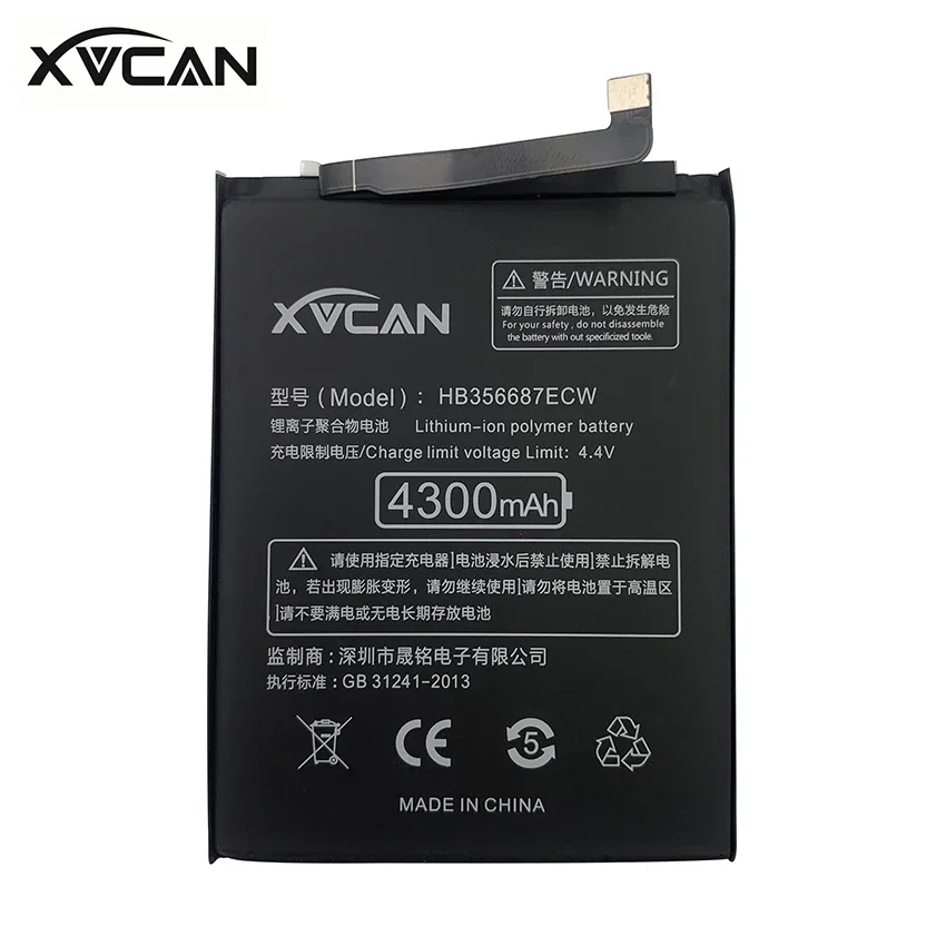 Original XVCAN 4300mAh Battery HB356687ECW For Huawei Nova 2 plus 2i 3i 4e 2S G10 Mate SE 10 Lite Honor 7x 9i P30 Lite Batteria