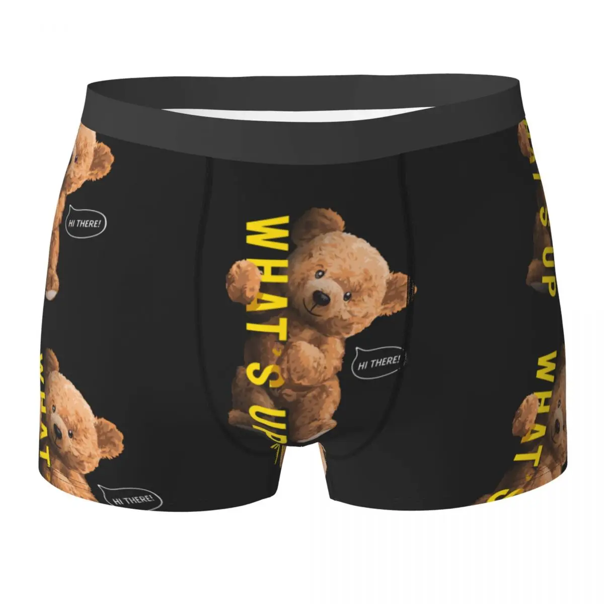 

Toy Bear Underwear What Is Up Hi There Classic Panties Design Shorts Briefs Pouch Men Plus Size Boxershorts