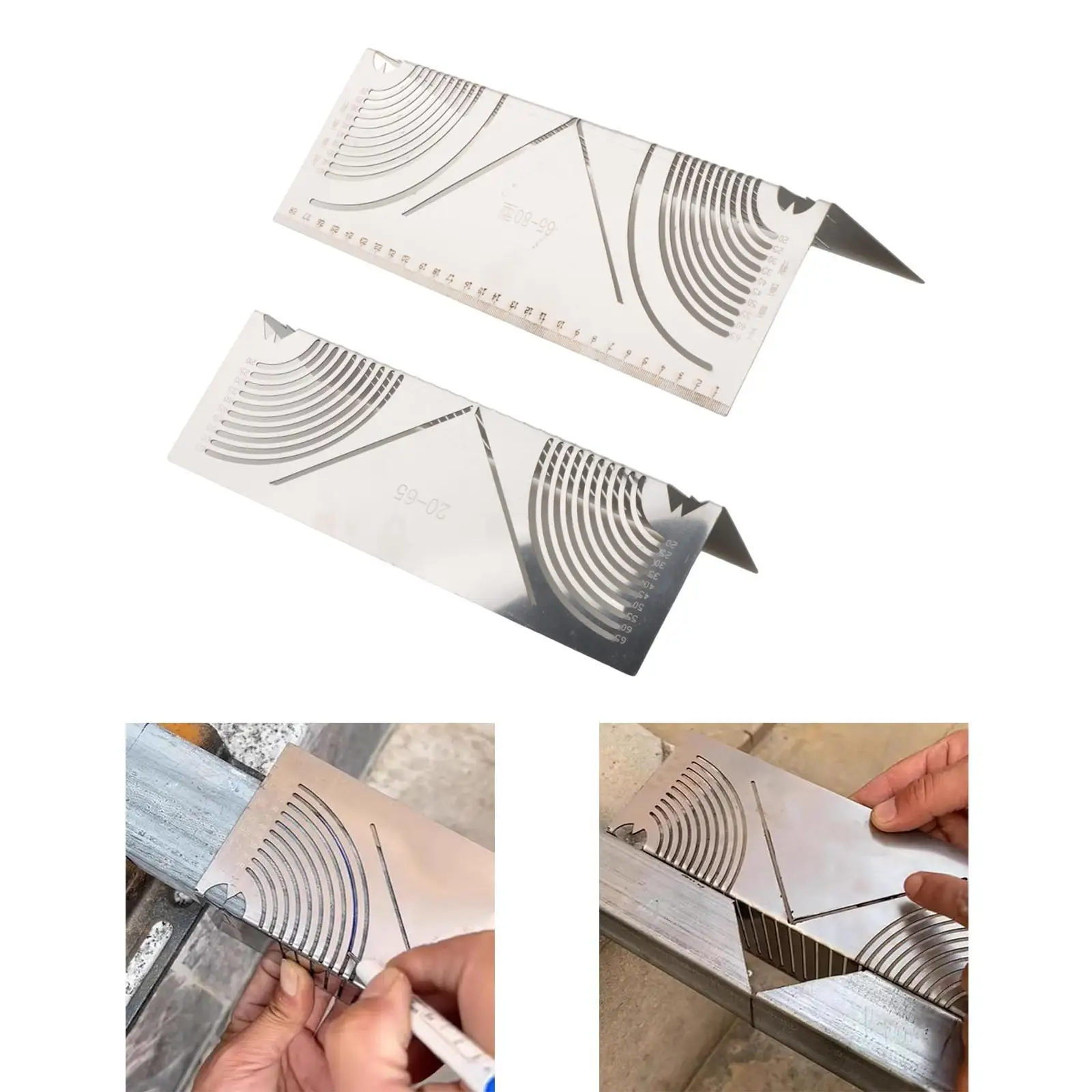 

ARC Angle Marking Tool, Portable Measuring Instrument, Scriber Ruler for