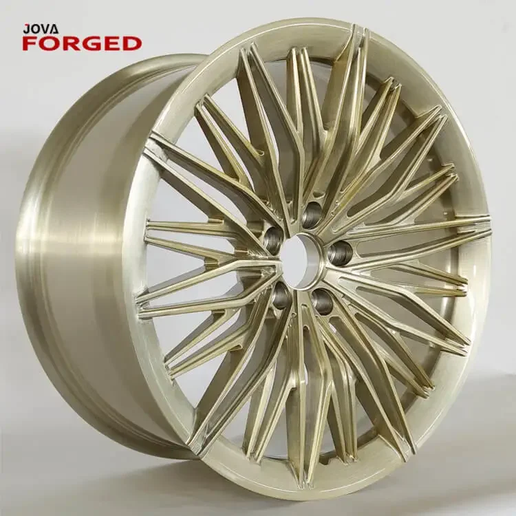 Brushed Frozen Glod Car Wheels 5/112 Custom Alloy Wheels R20 For Grand Cherokee 2020 R20