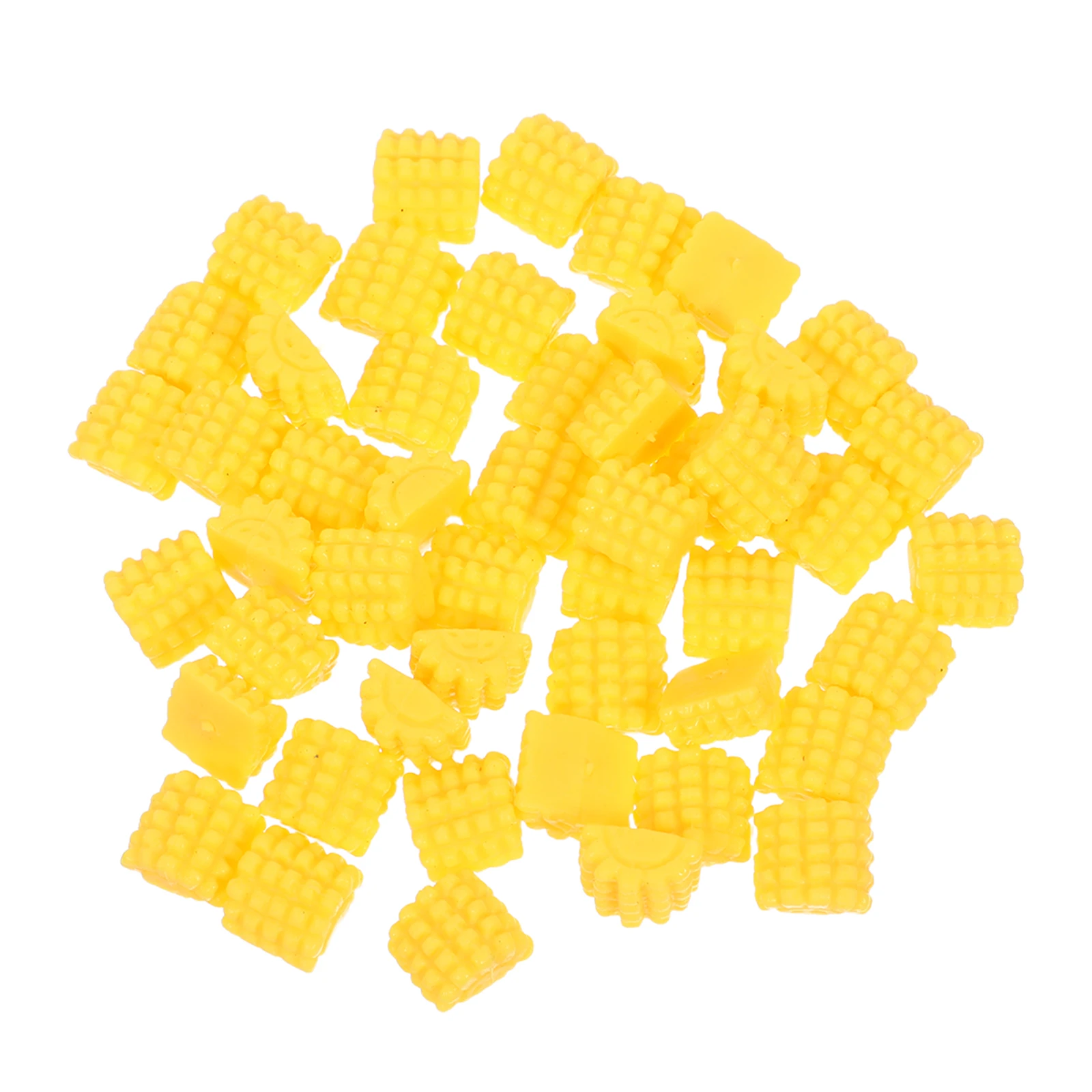 

50 PCS Corn Decor for Kitchen Ornaments Bowl Fillers Home DIY Embellishments Pvc