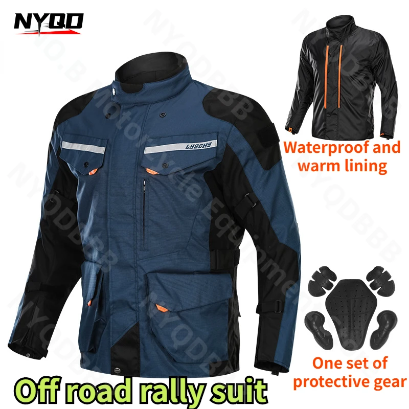 Course de moto tout-terrain imbibée pour hommes et femmes, imperméable, anti-chute, traction, cyclisme, hiver, nouveau