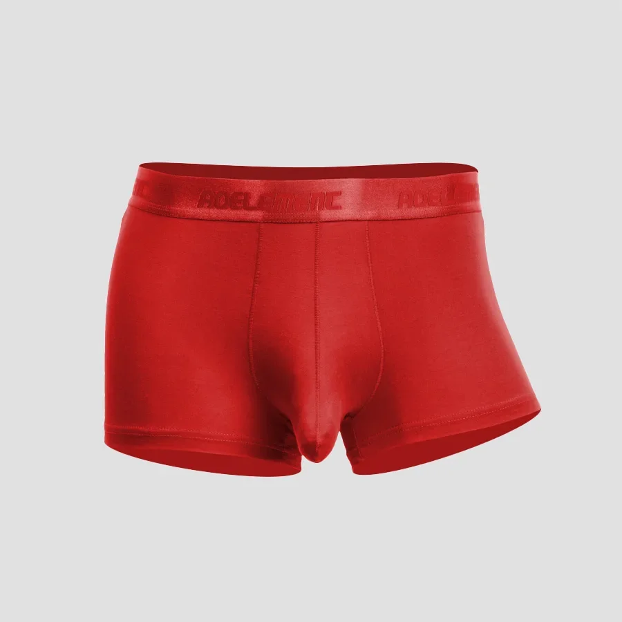 3PCS  Bullet split underwear for men, Modal scrotal support, ice silk feel, summer thin rhinoceros breathable and moisture-proof