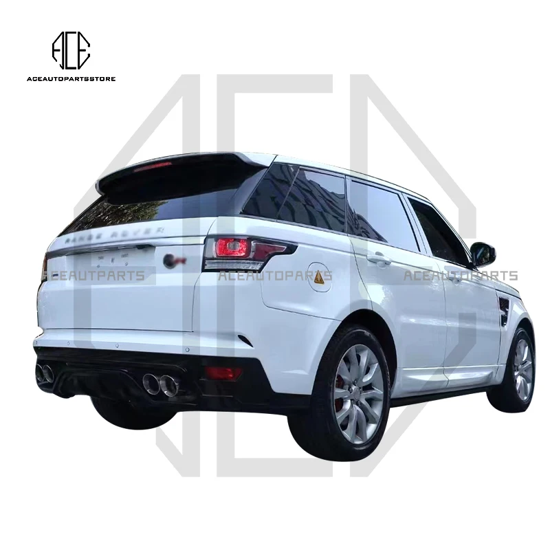 For 2013-2017 Land Range Rover Sport Refit Update SVR Style Body Kit Front Bumper Rear Bumper Fender Tailpipes