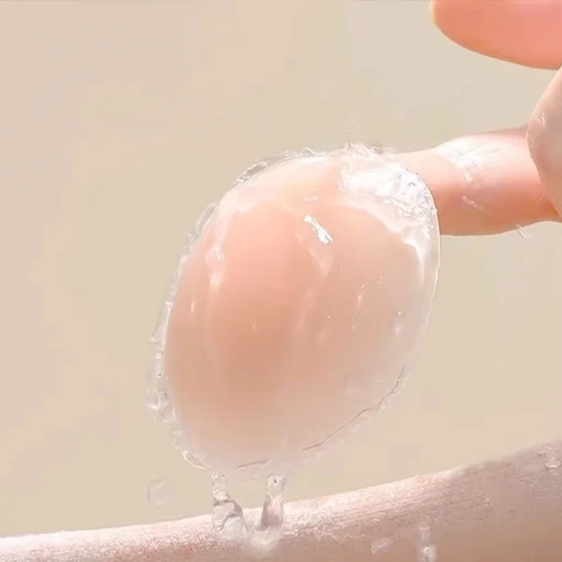 1-50 pares de pétalos de silicona invisibles reutilizables para mujer, cubrepezones autoadhesivos sin tirantes ni espalda, tipo sujetador.