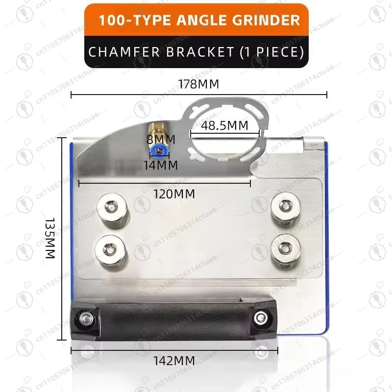 أداة شطب بلاط من الفولاذ المقاوم للصدأ من النوع 100 لقطع الشطب بزاوية 45 درجة