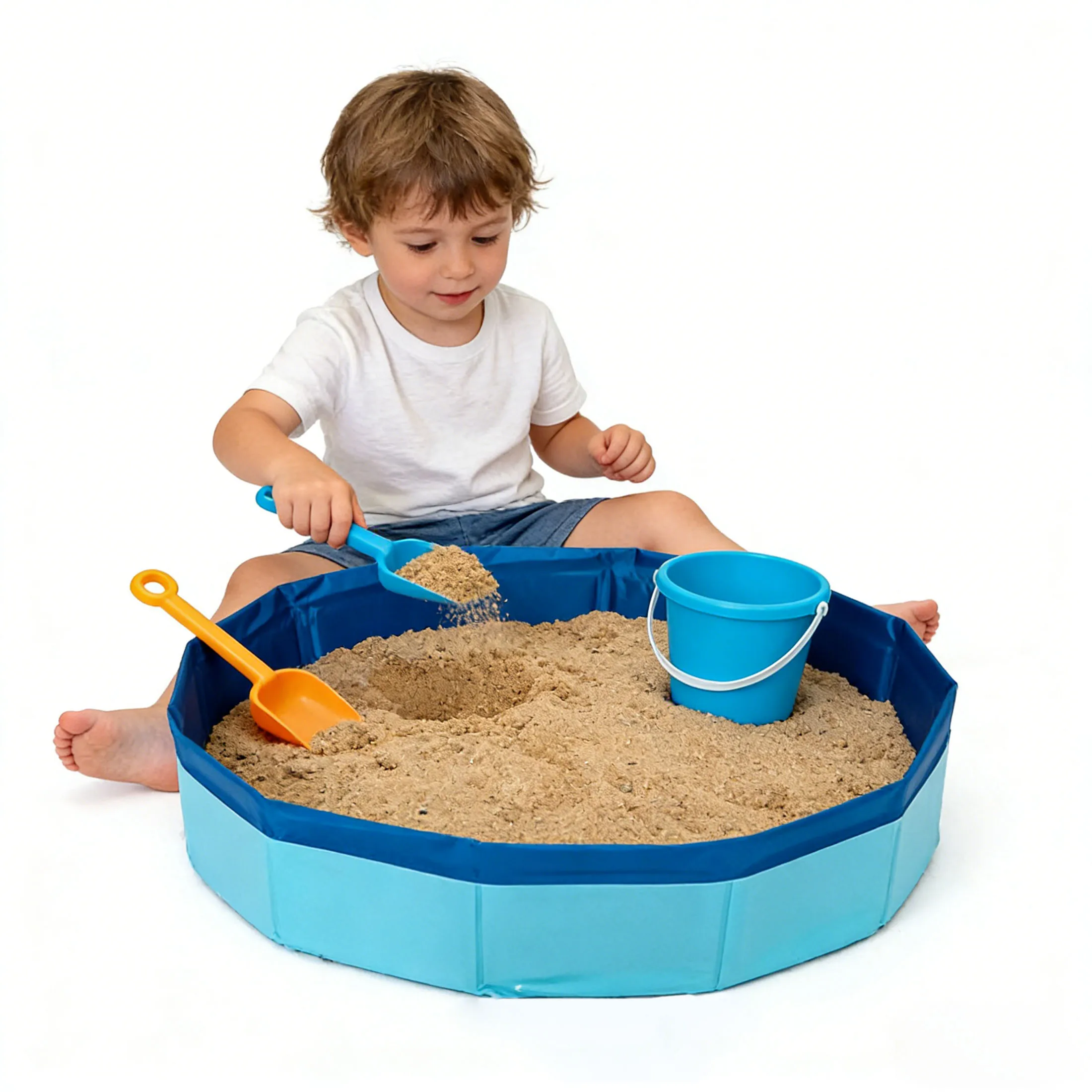 Children's Sandbox Toys Kids Sensory Sand Table Toys for Girl and Boys 3 Years Old and Above for Indoor and Outdoor Backyard