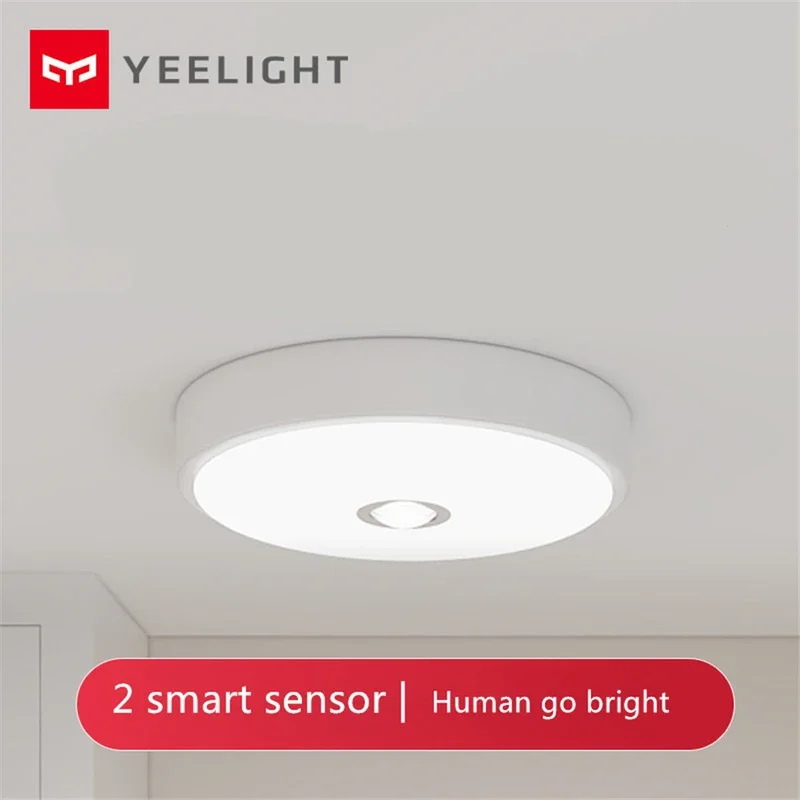 Yeelight LED Ceiling Light Human Body Auto Sensing Night Light 670lm Light Sensor 5700K Mosquito Proof