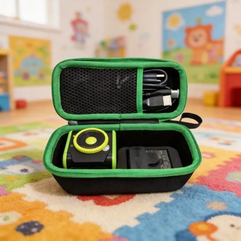 B03F Scratchproof Storage Box for Leapfrog LeapMove Active Learning Video Game System Protector Case with Pocket Travel