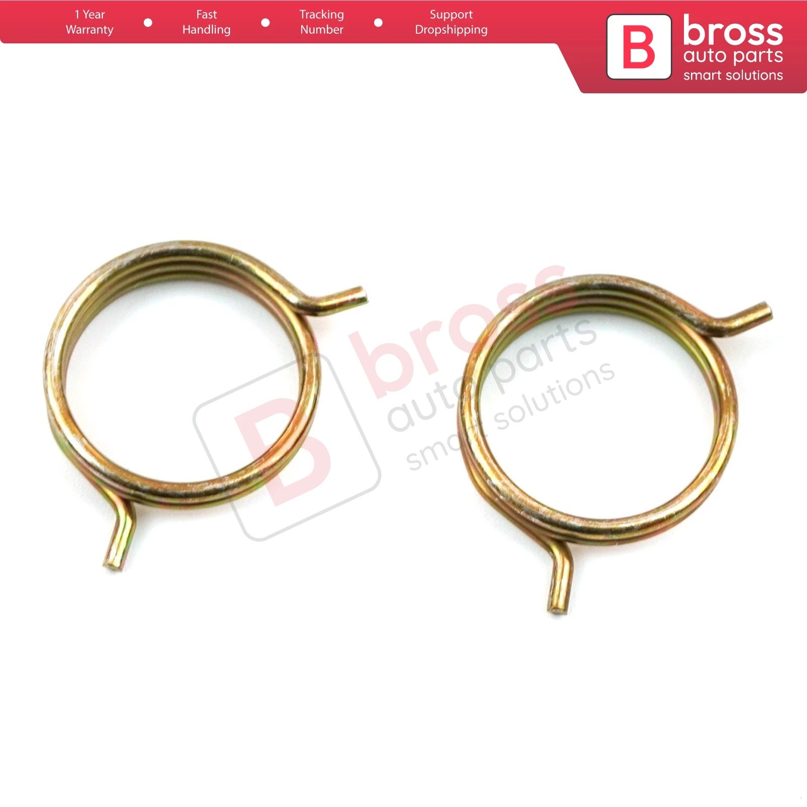 Bross Auto Parts BDP584 2 Pieces Contact Ignition Lock Cylinder Spring for Renault Peugeot Citroen Fast Shipment Free Shipment