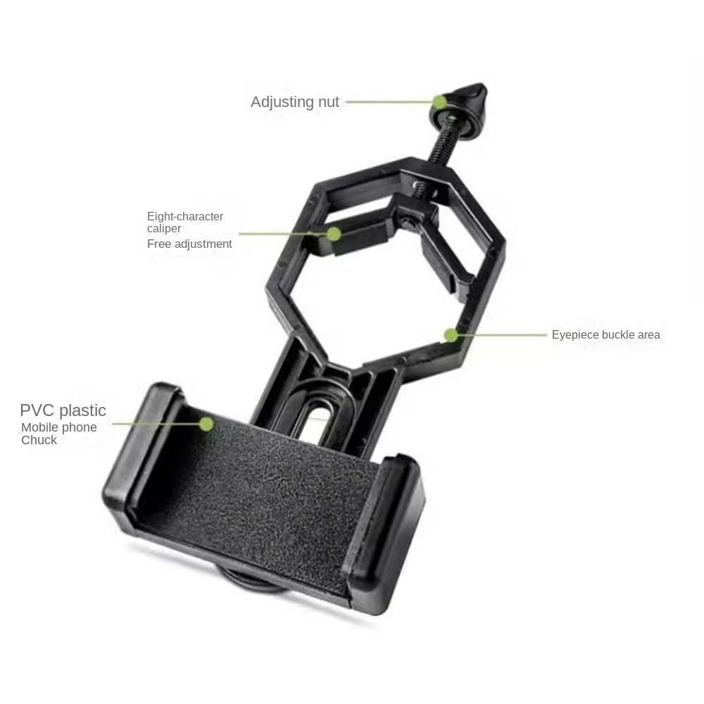 Uniwersalny adapter do telefonu komórkowego do mocowania na klipsie Lornetka Monokular Luneta Teleskop Uchwyt na telefon Okular