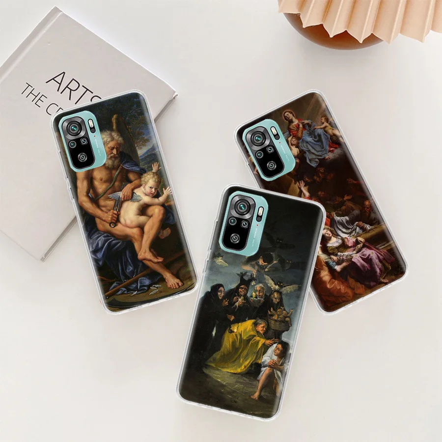 Spain Francisco Goya Art Phone Case For Xiaomi Redmi Note 12 11 Pro Plus 5G 12S 10S 11S 4G 11T 11S 11E 10 9T 9 9S 8 8T 7 Cover S