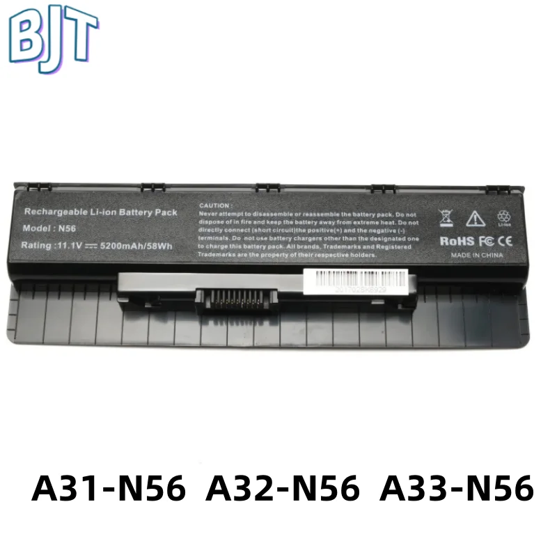 6Cell New A32-N56 A31-N56 A33-N56 Laptop Battery Li-ion for ASUS N56 N56D N56D N56DY N56J N56JK N56VM N56VV N56VZ N56JN N56JR