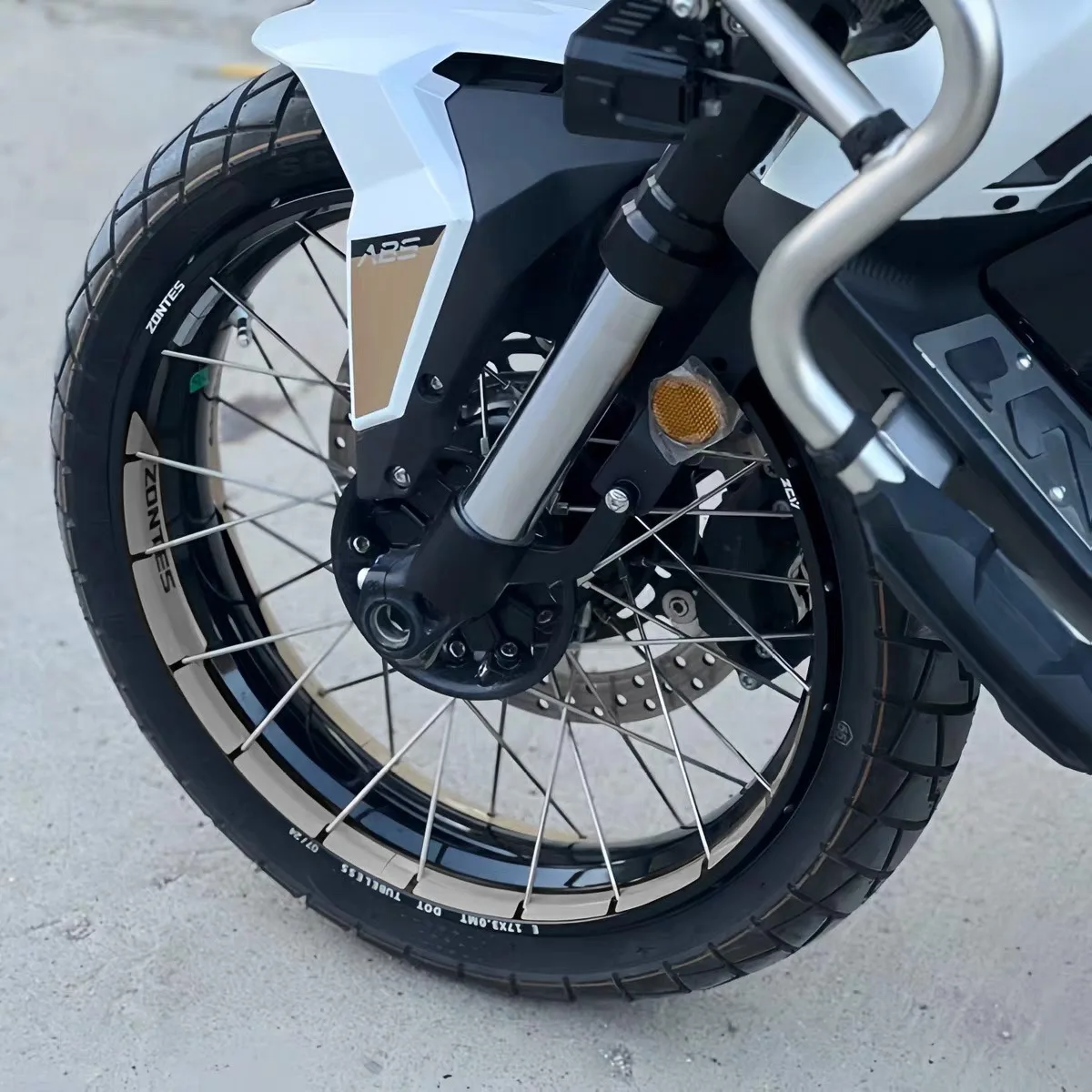 6 in 1 Motorcycle Sticker for ZONTES 368G 2026 Handguard Chain Guard Fuel Tank Wheel Rim Headlight Eye Decor Accessories Decal