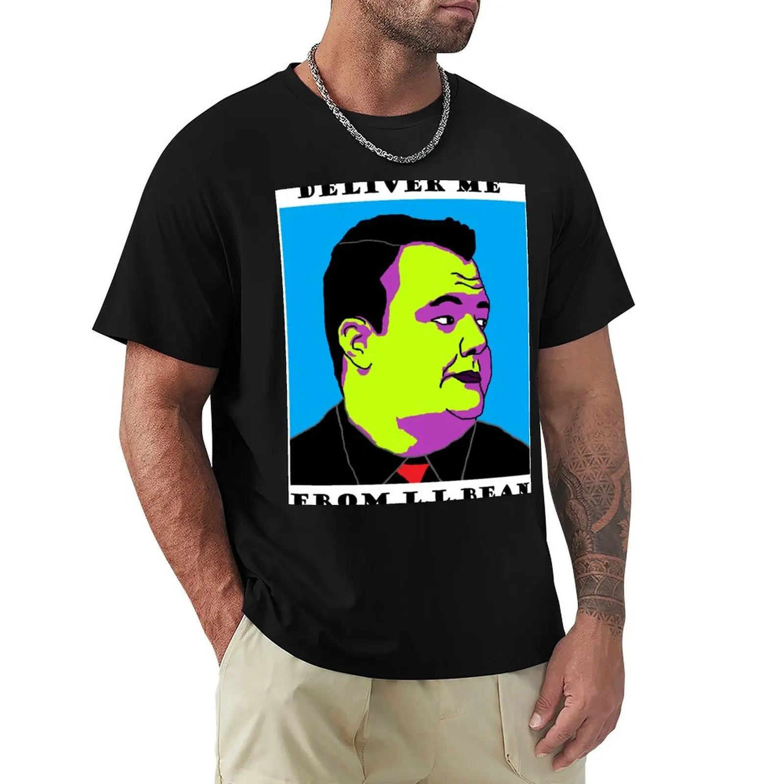 Camiseta Otho Deliver Me con temática navideña