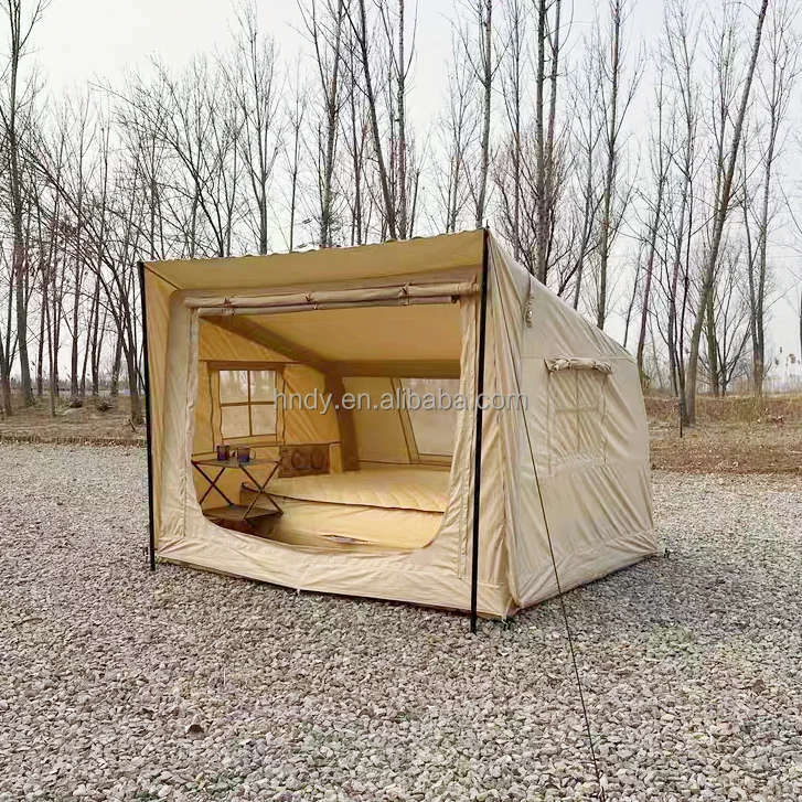 

ST Newest Design Large Inflatable Two Rooms Tent for Family Outdoor Camping Flysheet Air Tent