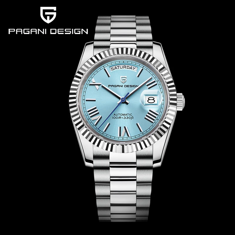 PAGANI DESIGN Multifunctional Men's Watches Luxury Automatic Mechanical Water AR Sapphire Glass NH36A Stainless Steel Dive Clock