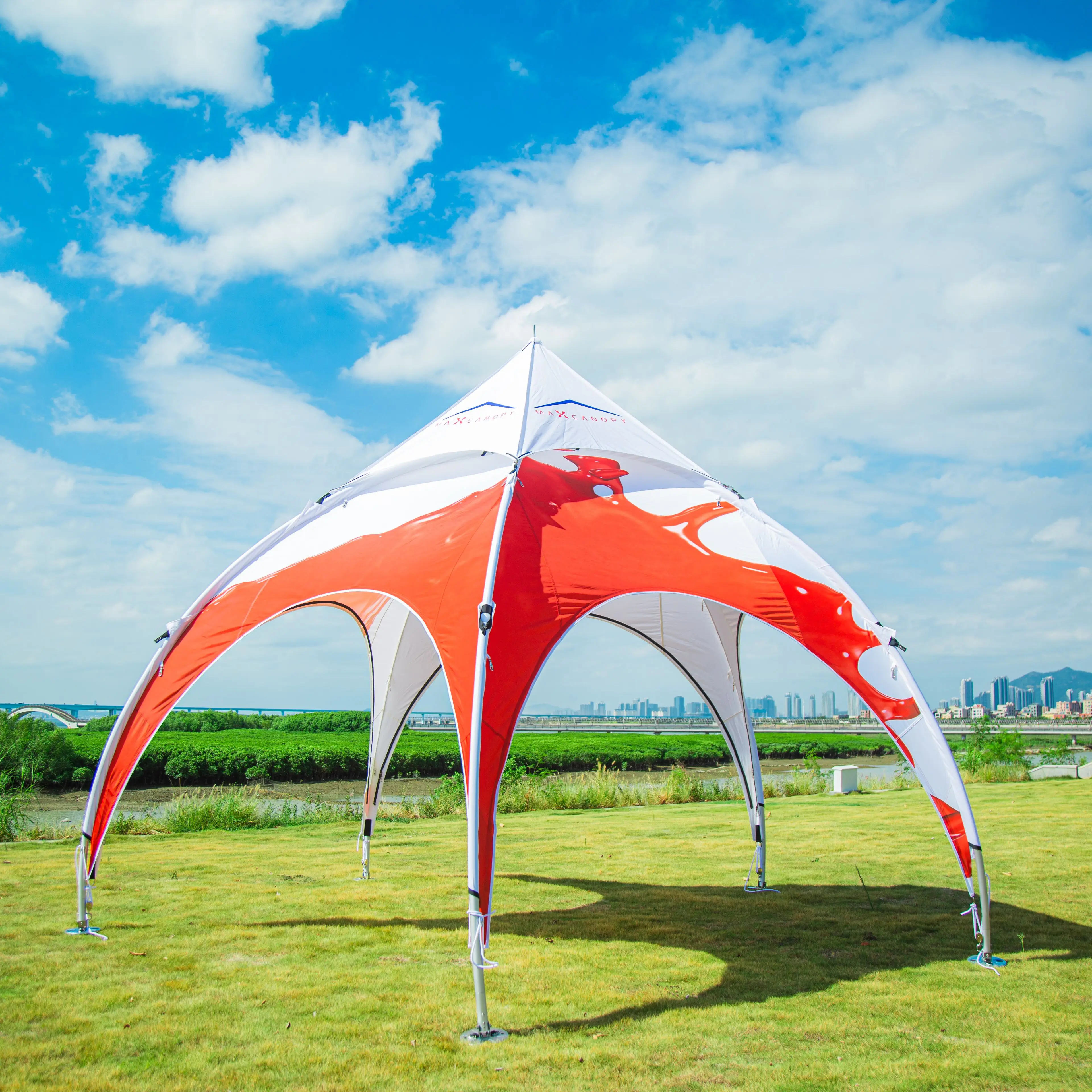 【Wholesale Price】Maxcanopy Custom Exhibition Sport Dome Tents Versatile Advertising For Outdoor Events Inside Supply