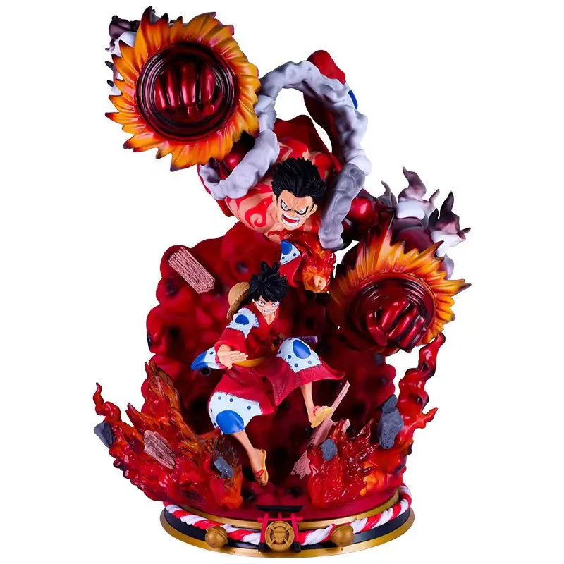 Canon d'artillerie Great Ape King Luffy Crow, une pièce, 43cm, figurine de dessin animé, modèle d'action, Collection de statues pour décoration de bureau
