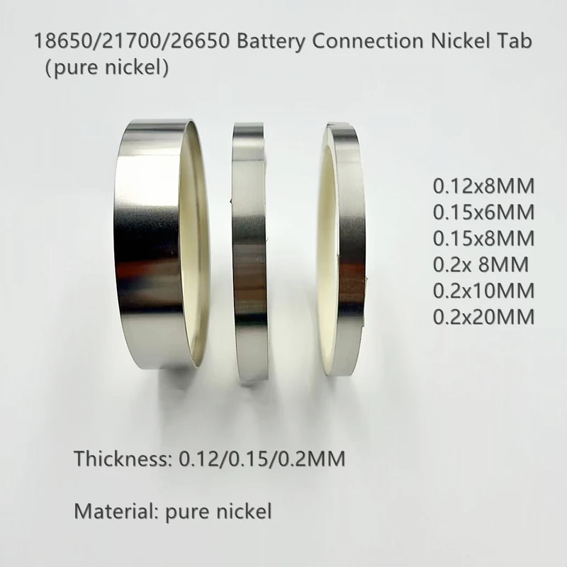 Pin Lithium Gói Nguyên Chất Niken Ga Điện Lithium Pin Kết Nối Hàn Thấp Trở Nội Nguyên Chất Niken Dây