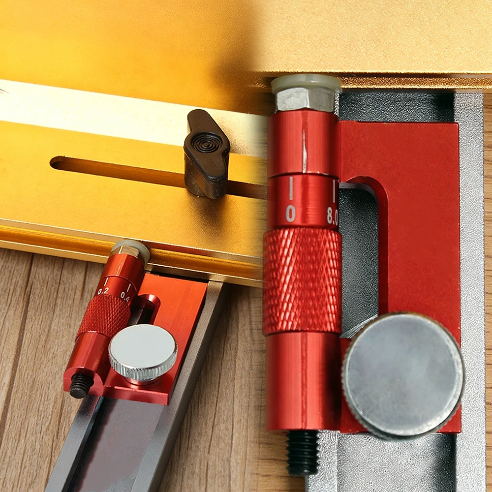 

2 шт., деревообрабатывающая направляющая для забора, ограничитель точной регулировки 0,2 мм, кронштейн для крепления забора, подходит для направляющей 30 типа, деревообрабатывающий инструмент «сделай сам»