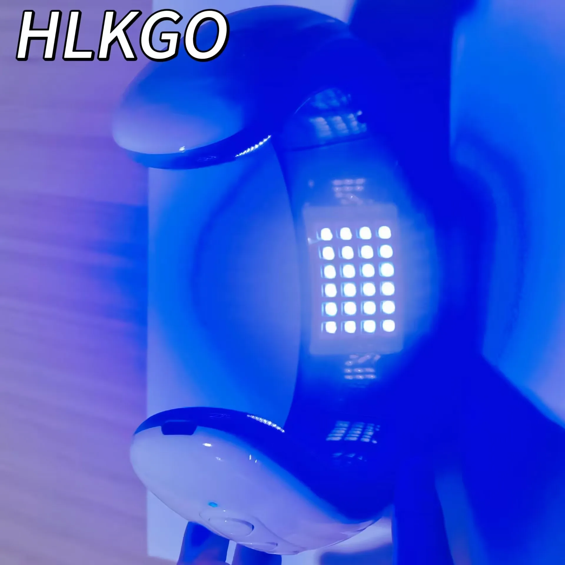 

2025 Wireless Neck Massager with Heat & Red Blue LED Light Therapy for Cervical Spine Pain Relief Heating Pad Massage