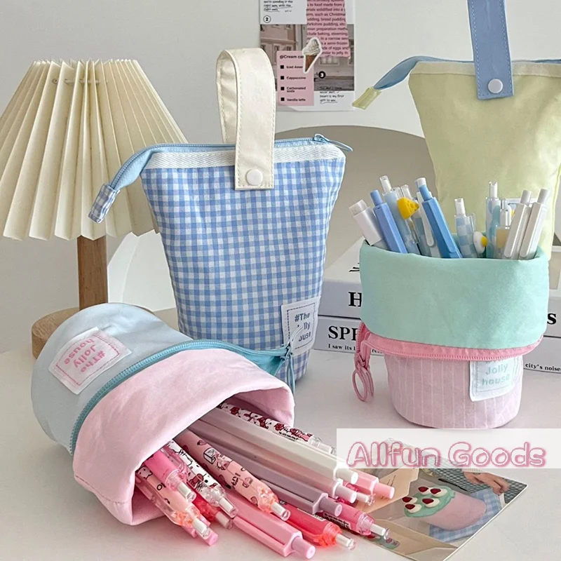 [TG835]Kawaii Big Capacity Pencil Case Pen Storage Bag Cute Pencil Punch Back To School Kids Gift Stationery Supplies