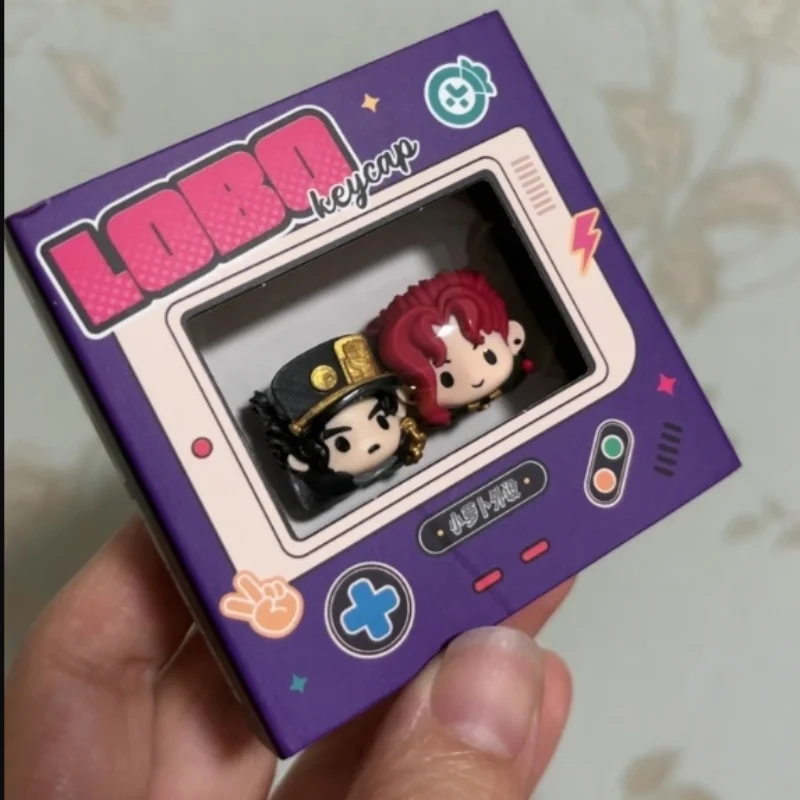 In Stock Jojo'S Bizarre Adventure Resin Artisan Keycaps Jotaro Kakyoin For Mechanical Keyboards Decoration Collection Gift