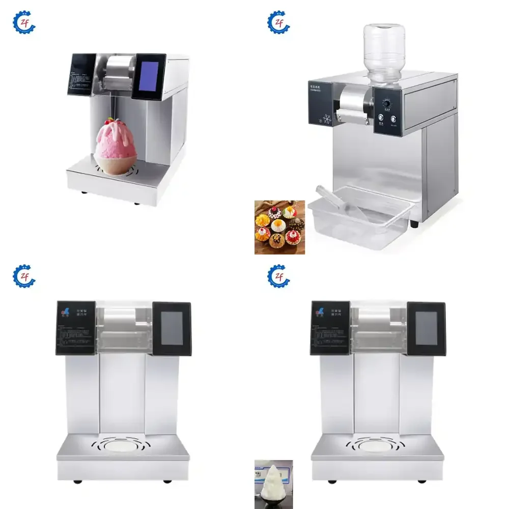 New Design Milk Snow Ice Machine for Bingsu Snowflake Ice Maker for Korean Dessert Equipment for Commercial Home Use