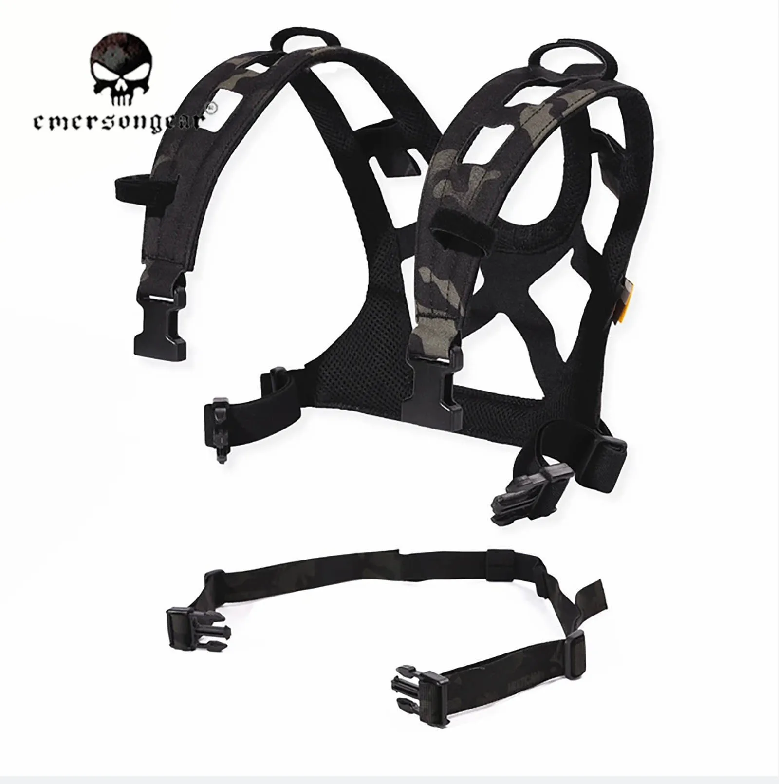 emersongear-Chest Rig Harness Kit for CP Style AIR LITE, Tactical Vest, Back Chest Strap, MC Carrying System, Combat