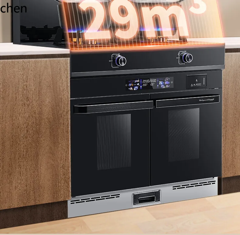 ZML 家庭用周波数変換スチームオーブン消毒キャビネットガスストーブ 1 つの電気と 1 つのセラミック純粋な電気