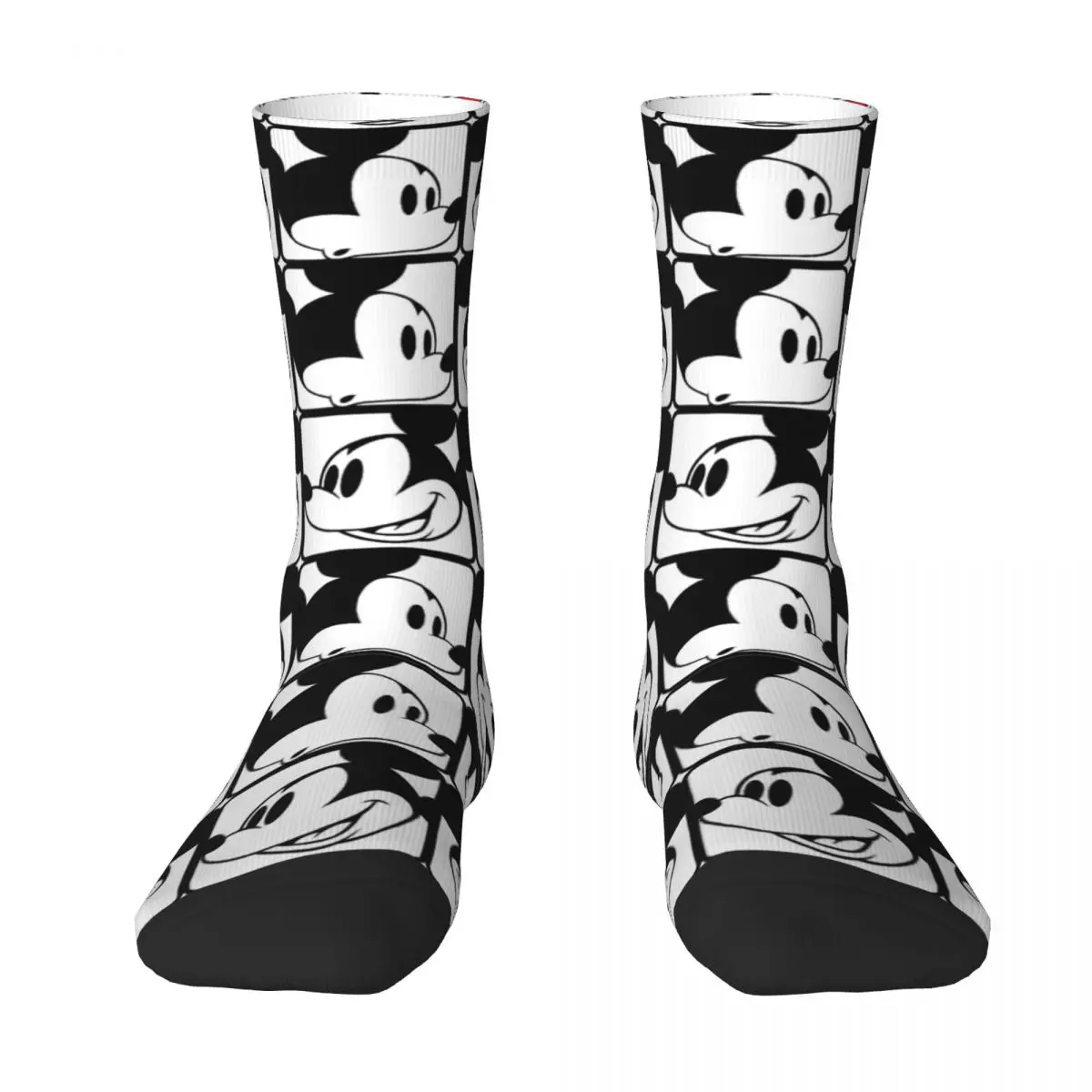 Happy Funny Male Men Socks Crazy Mickey Mouse Sock Cartoon Anime High Quality Women\'s Socks Spring Summer Autumn Winter