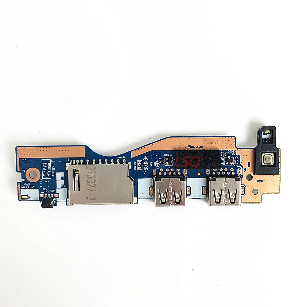 

NS-C681 For Lenovo Ideapad 5-15IIL05 Power Botton USB SD board With Cable GS557 100% Test OK