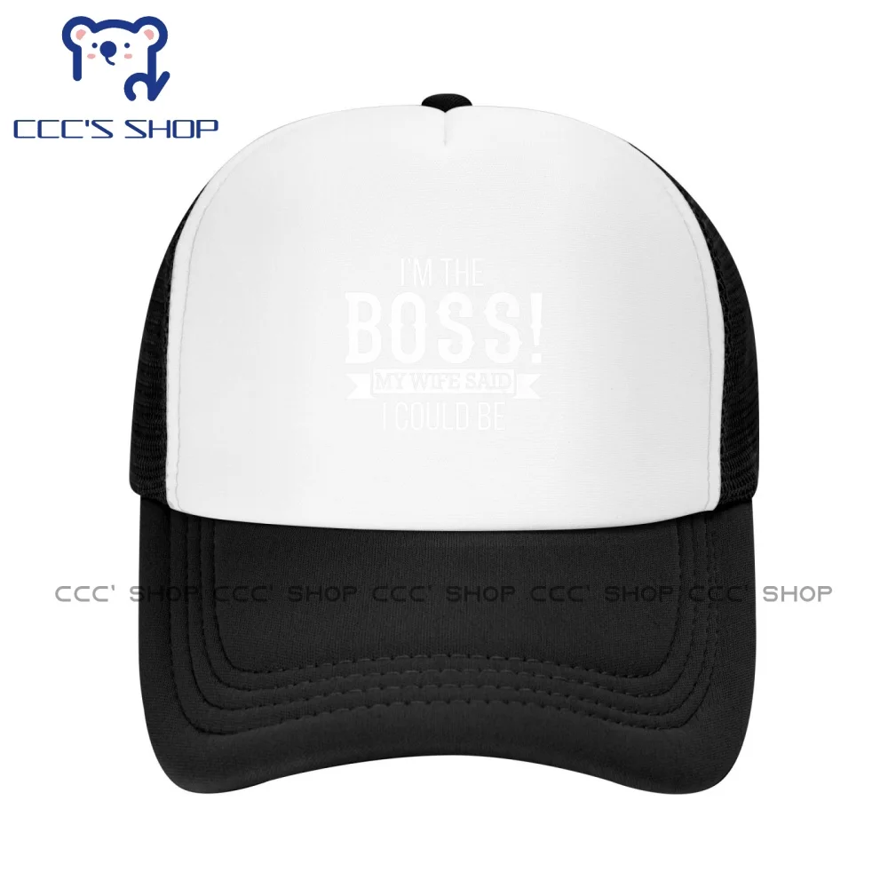 I\'m The Boss! My Wife Said I Could Be - Husband T  Baseball cap Snapback Caps Knitted Hat