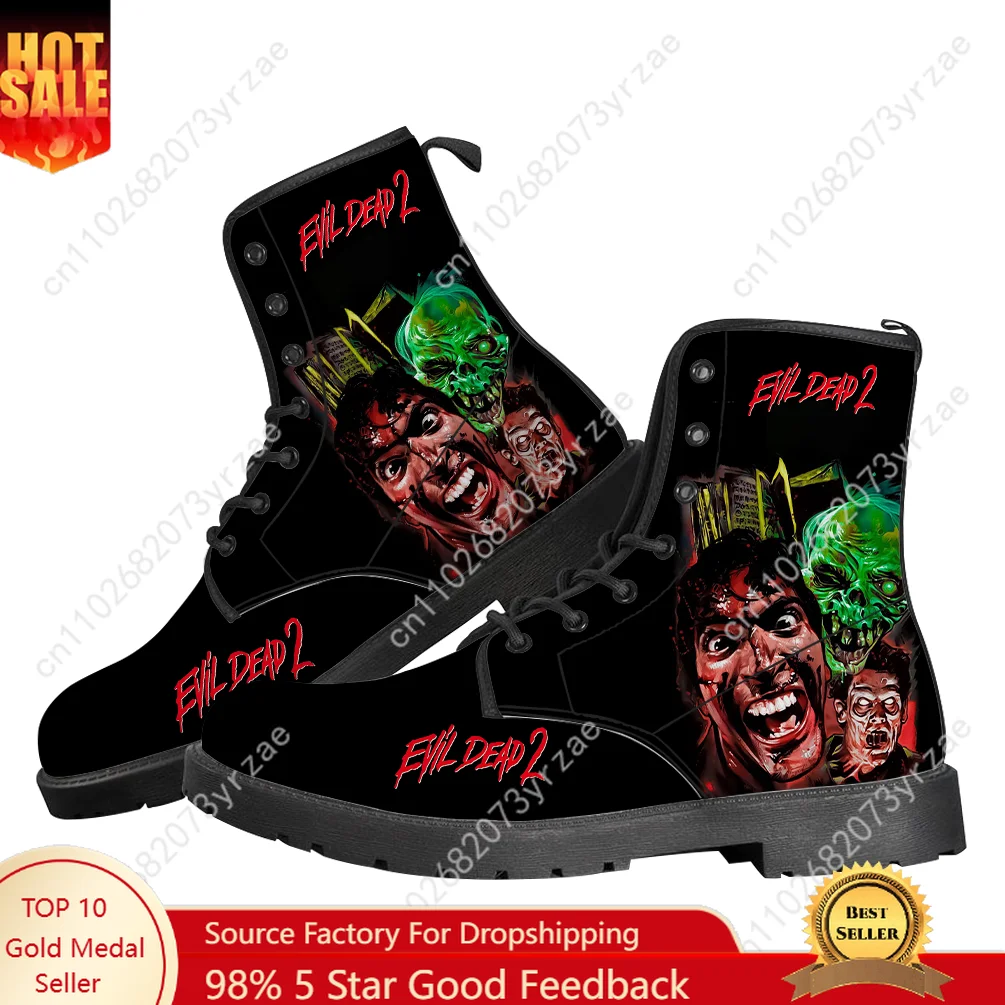 

Evil Dead II Boot Mens Womens Teenager Casual Boot Outdoor High Quality Personalized Casual Lightweight Pattern Customize Shoes
