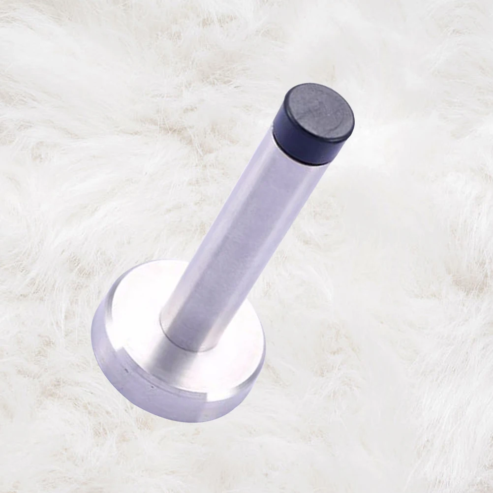 

Stainless Steel Door Stop Wall Mount Brushed Finish Bumper Buffer Protector for Bathroom Commercial Use Easy Install