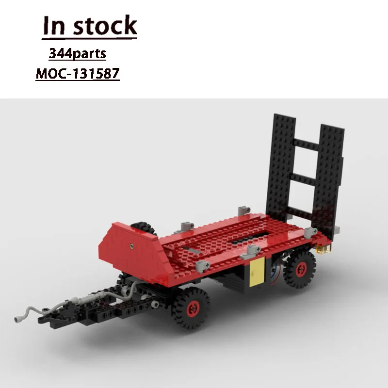 

MOC-131587 City Classic Farm Trailer Building Block Model, 344 Parts, Creative Birthday Gift Toy for Boys and Children