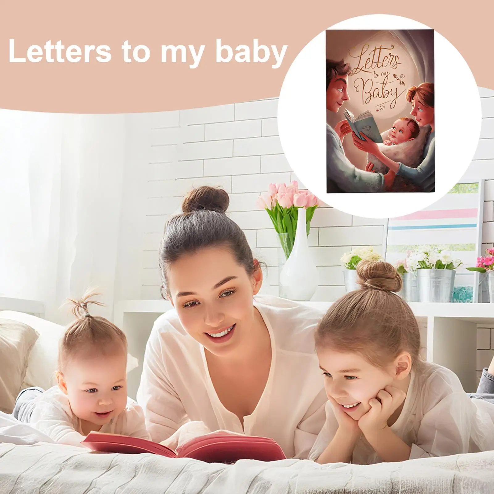 Cuaderno de memoria, libro de recuerdos para madres nuevas, 50 hojas, unión de relaciones familiares, cuaderno de registro para padres, diario para