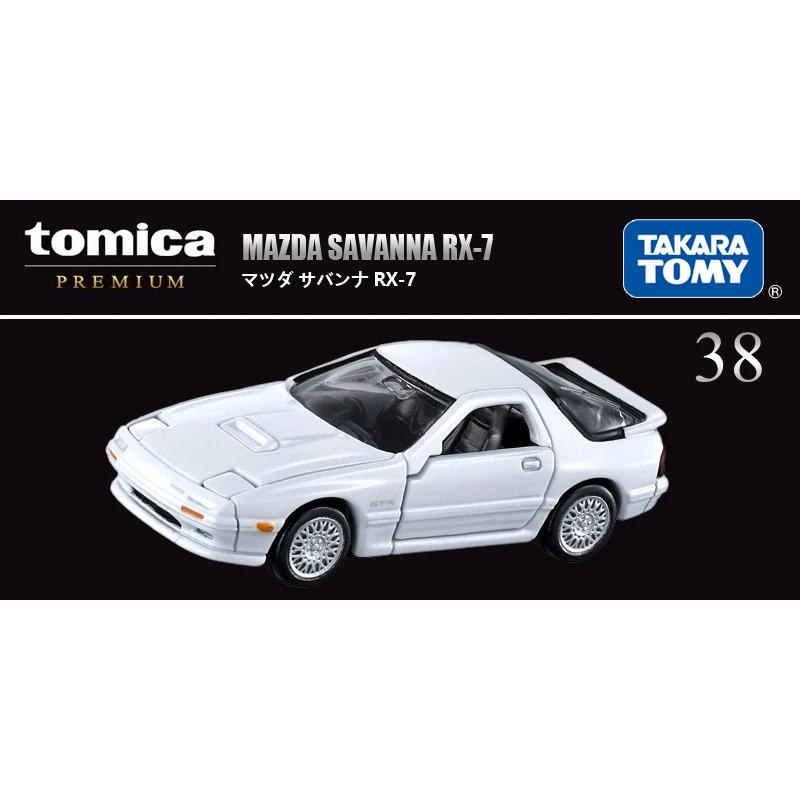 

Takara Tomy Tomica Premium TP38 Mazda Savanna RX-7 Mini Коллекционная модель автомобиля из сплава в подарок для детей и взрослых