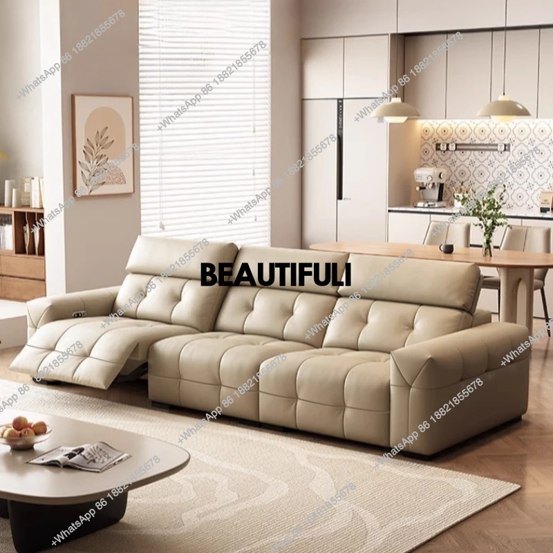 

Living Room Electric Sofa Beige Loveseat Design Lounges Lazy Recliner Chair Apartments Luxury Relax Woonkamerbanken Furniture